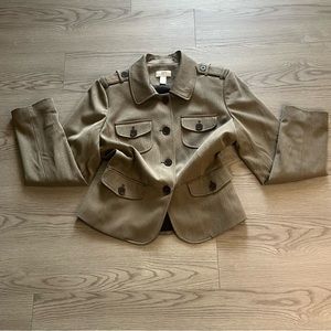 Ann Taylor Loft Tan Blazer Size 12